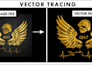 convert raster, png to vector perfectly